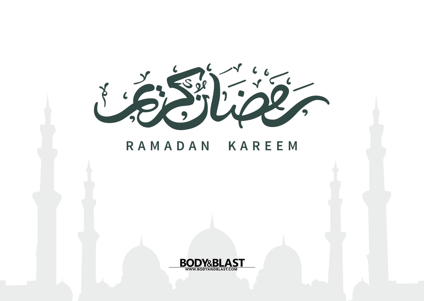 Body and Blast Ramadan Kareem - Greeting Card Body and Blast Cards
