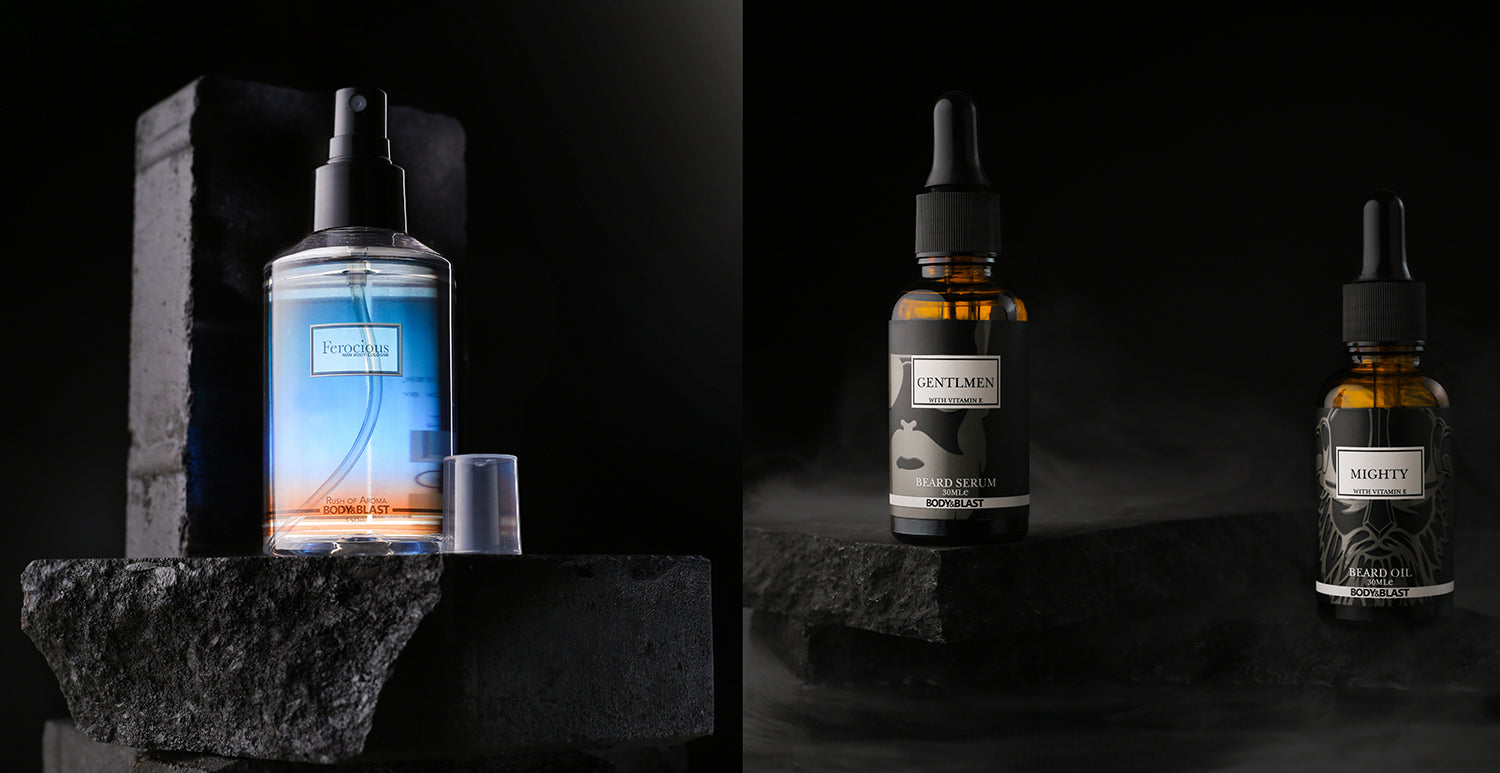 Ferocious - Men Body Cologne, beard oil and beard serum