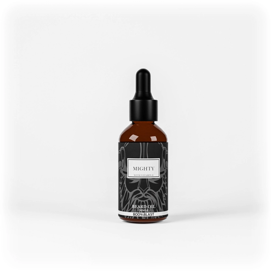 Body and Blast Mighty - Beard Oil - 30mle body and blast beard beard oil hair oil organic