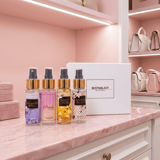 Mini Body Mist Pack of 4 - Strong and Light