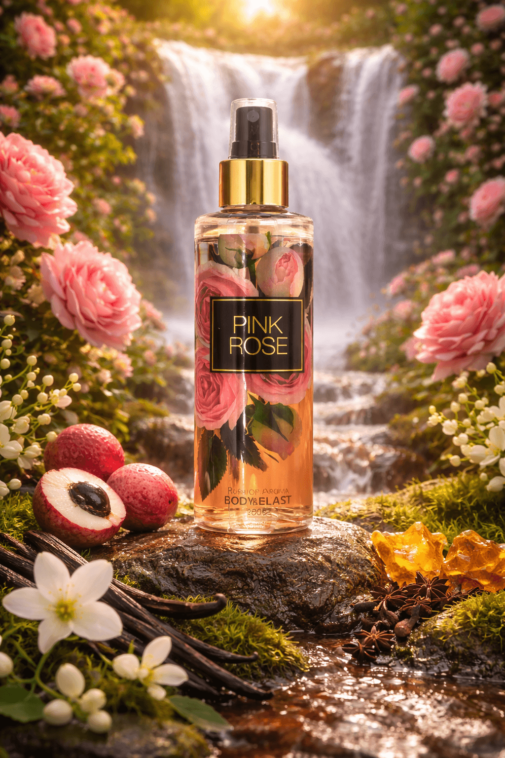 Pink Rose Body Mist 200ml
