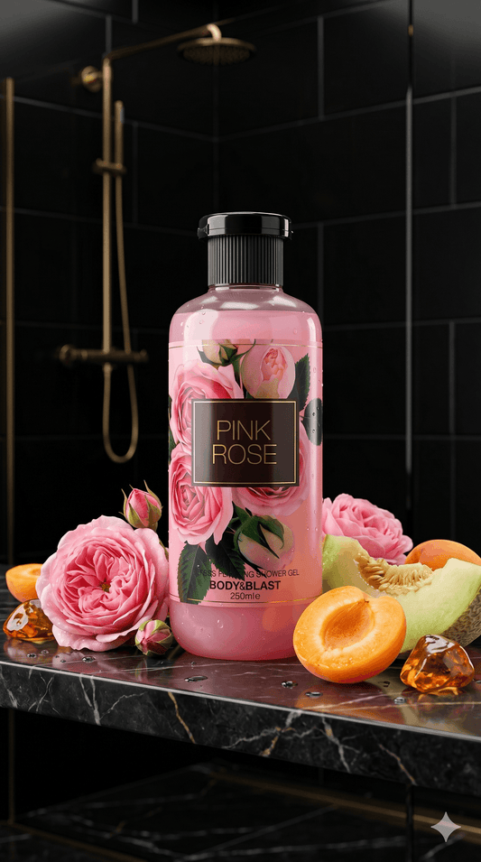 Gentle Foaming Shower Gel - Pink Rose 250mle