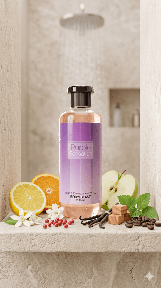 Gentle Foaming Shower Gel - Purple Sensation - 250Mle
