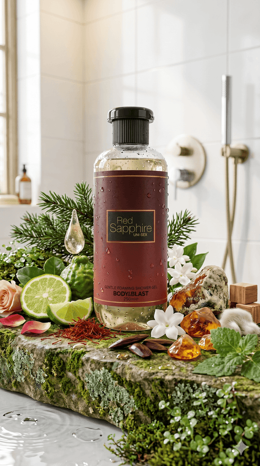 Gentle Foaming Shower Gel - Red Sapphire 250mle