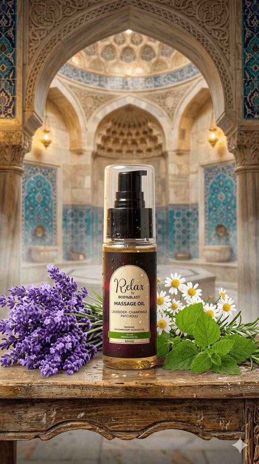 Relax Massage Oil 50mle - Lavender Chamomile Patchouli