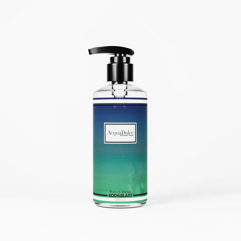 Body and Blast AcquaDolce - Men Body Wash - 200mle body and blast acquadolce body wash men scented shower gel