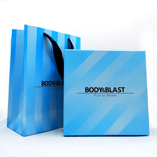 Body and Blast Body and Blast - Blue Gift Box & Bag (EMPTY BOX ) body and blast 