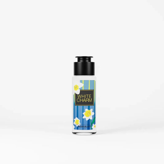 Body and Blast Anti-Bacterial Hand Gel White Charm 50ml: Scented sanitizer with floral fragrance