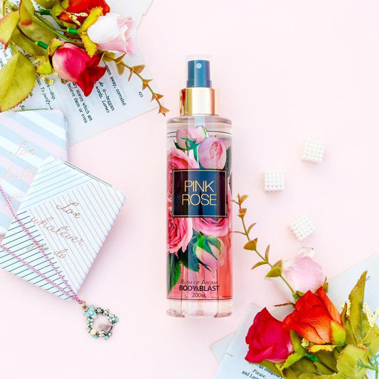 Body and Blast Pink Rose Body Mist 200ml